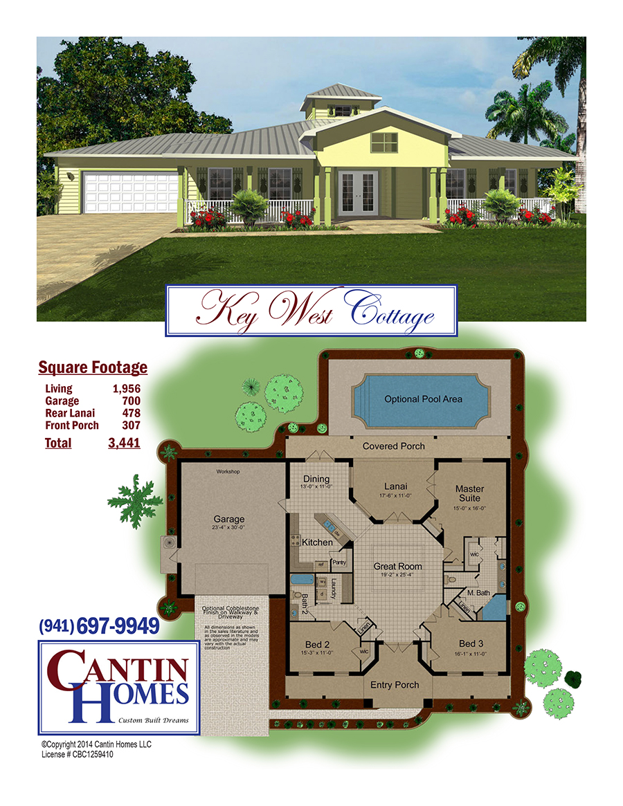 KeyWest Cottage model Home Punta Gorda